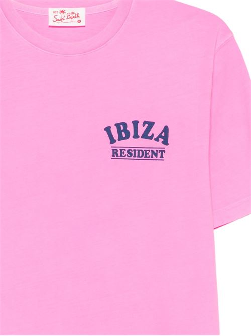 T-shirt uomo MC2 Saint Barth Portland rosa stampa Snoopy MC2 SAINT BARTH | PORTLAND00315L